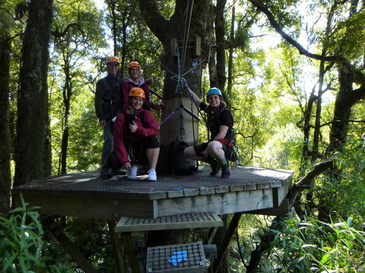 Group pic with guide Cheynne