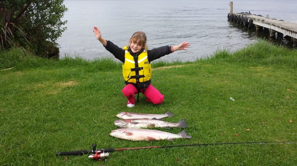 Trout fishing on lake rotoiti rotorua