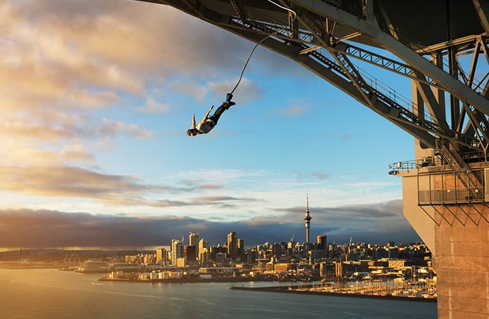 New Zealand adventures aj hackett bungy auckland