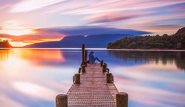 New Zealand selfie spots lake tarawera