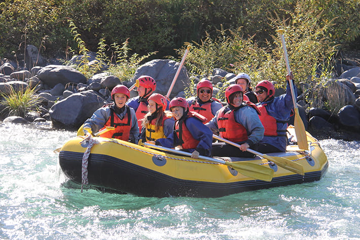 North Island family activities tongariro-river-rafting