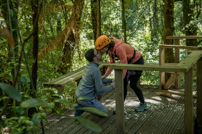 Propsal ideas in New Zealand Rotorua Canopy Tours