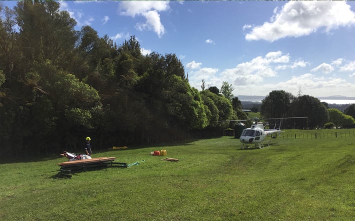 Best zipline in New Zealand helicopter build