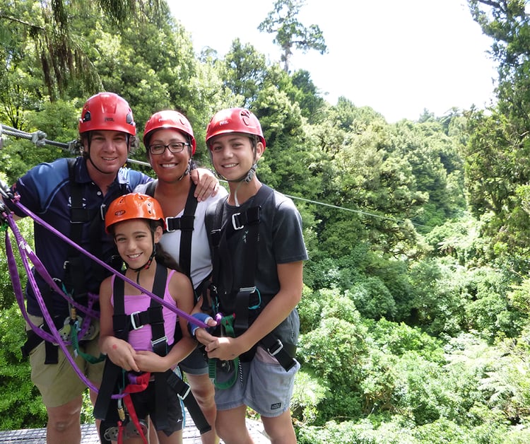 Things to do in New Zealand family Rotorua Canopy Tours