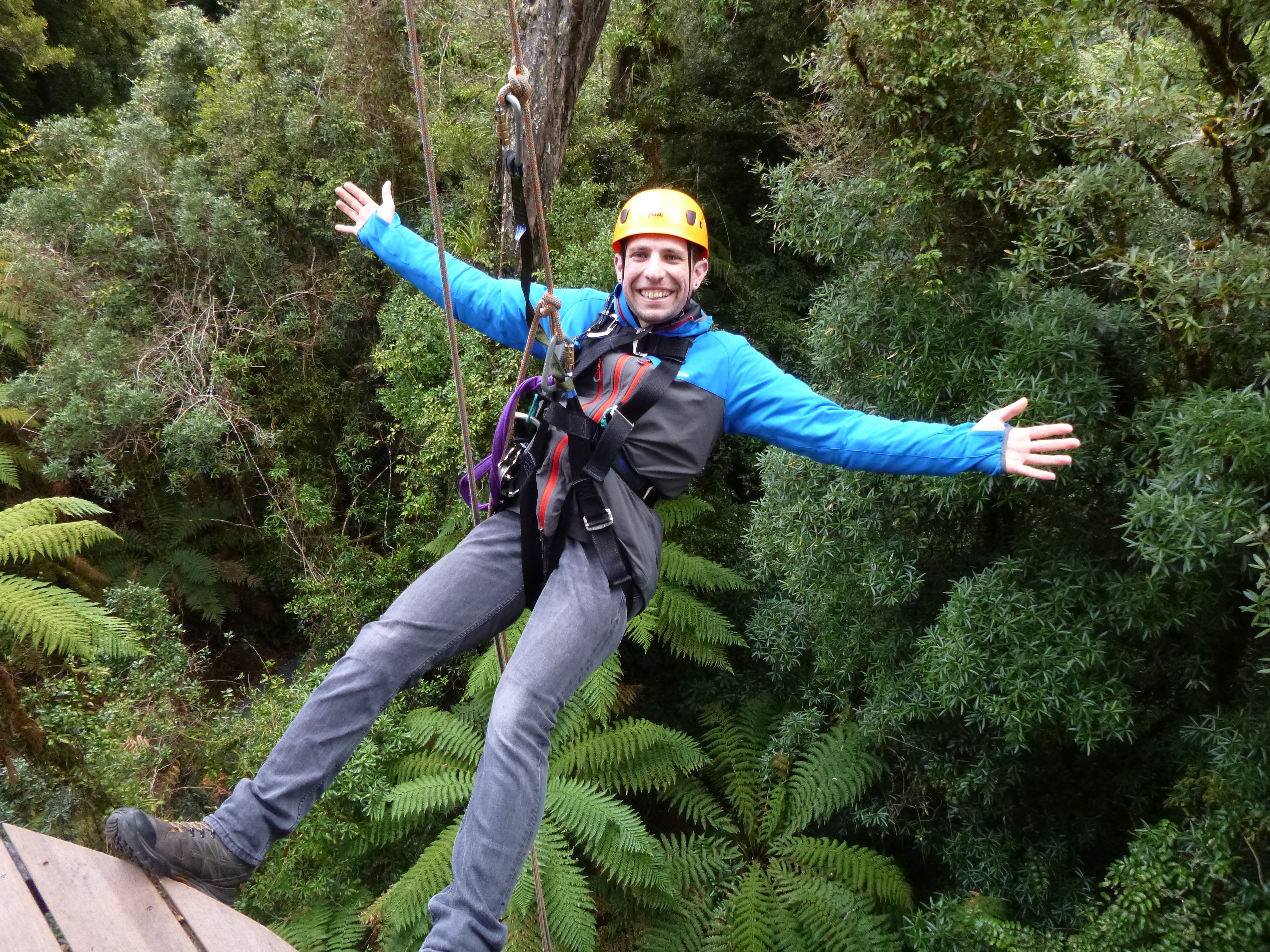 Zipline in Rotorua customer Sam who has been 7 times